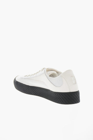 Leather RODINA Low-Top Sneakers with Contrasting Sole