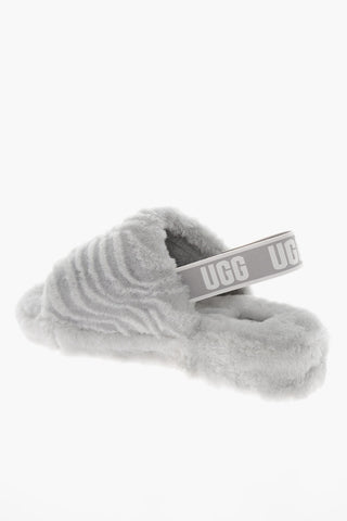 Slippers FLUFF In Lana con Banda Elastica Logata