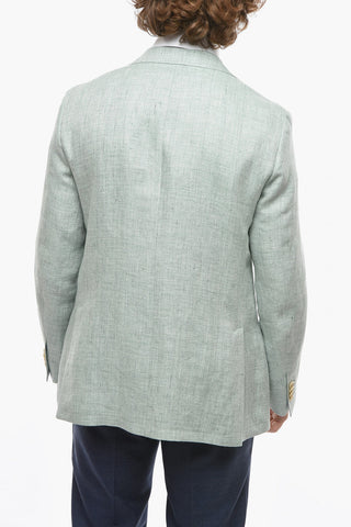 CC COLLECTION Half-lined RIGHT Pure Linen Blazer