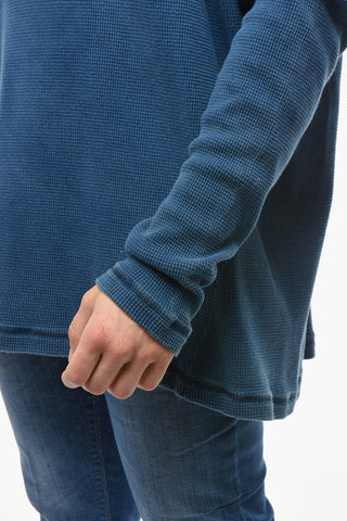 Oversized Cotton Crew-neck Sweater