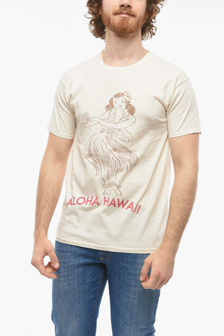 Aloha Hawaii Printed Crew-Neck T-shirt
