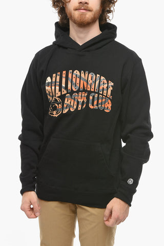 Front Printed Brushed Cotton Hoodie