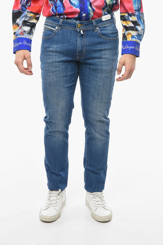 Slim Fit RIBOT Jeans with Visible Stitching 17cm