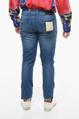 Slim Fit RIBOT Jeans with Visible Stitching 17cm