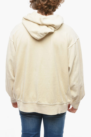 Velvet Hoodie with Front Patch Pocket