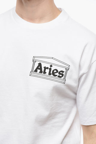 Contrasting Logo LOVE RAT Crew-Neck T-shirt
