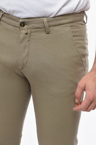 Breast Pocket Linen Blend Pants