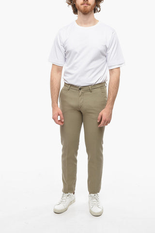 Breast Pocket Linen Blend Pants