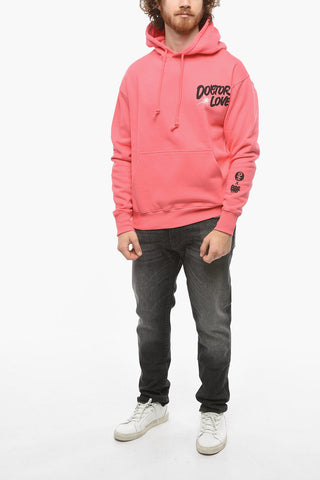 Fleeced Cotton DOCTOR LOVE Hoodie