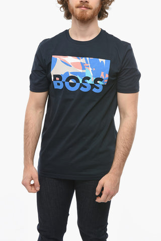 Printed THINKING 3  Crew-Neck T-shirt