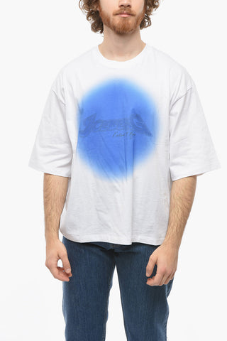 KAILAND O. MORRIS T-Shirt Girocollo con Stampa a Contrasto