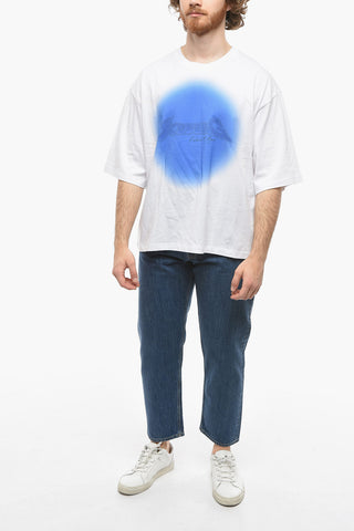 KAILAND O. MORRIS T-Shirt Girocollo con Stampa a Contrasto