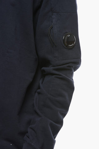 Felpa Girocollo in Cotone Garzato
