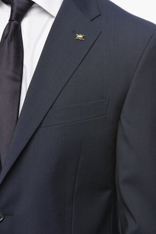 CC COLLECTION Abito in Lana Vergine RIGHT con Rever Classico