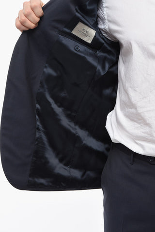 CC COLLECTION Abito in Lana Vergine RIGHT con Rever Classico