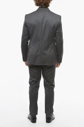 CC COLLECTION Notch Lapel RIGHT Pinstriped Suit