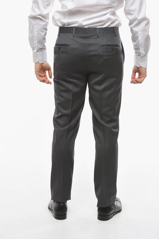 CC COLLECTION Notch Lapel RIGHT Pinstriped Suit