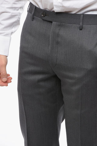 CC COLLECTION Notch Lapel RIGHT Pinstriped Suit