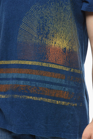 T-shirt Girocollo HORIZON  Con Stampa