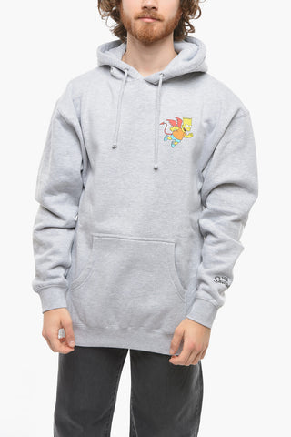 THE SIMPSON Oversized Fleeced-Cotton Hoodie