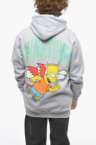 THE SIMPSON Oversized Fleeced-Cotton Hoodie