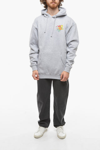 THE SIMPSON Oversized Fleeced-Cotton Hoodie