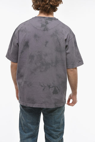 Crew Neck DUSTY Tie Dye Printed T-Shirt