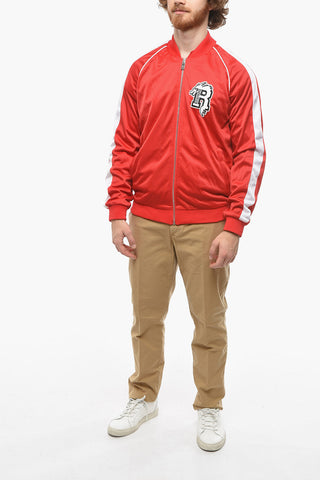 SPORT Contrasting Side Band Sweatshirt with Zip Closure