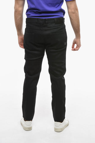 Jeans ROCK Slim Fit con Logo Patch sul Retro 16cm