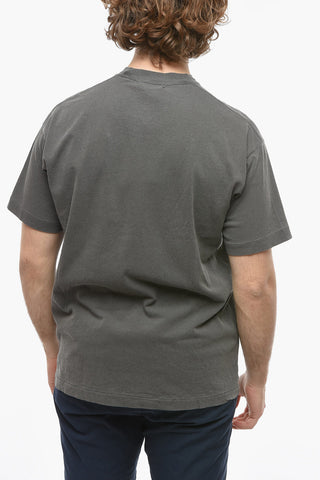 Solid Color T-Shirt with Breast Pocket