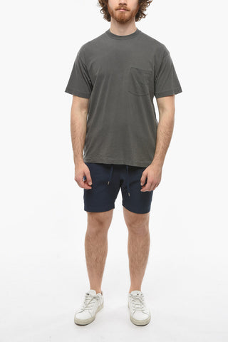 Solid Color T-Shirt with Breast Pocket