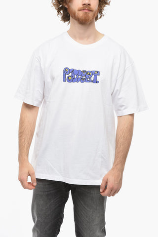 Cotton Crew-Neck T-shirt with Print