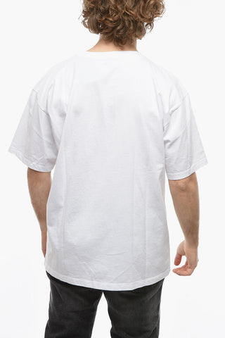 Cotton Crew-Neck T-shirt with Print