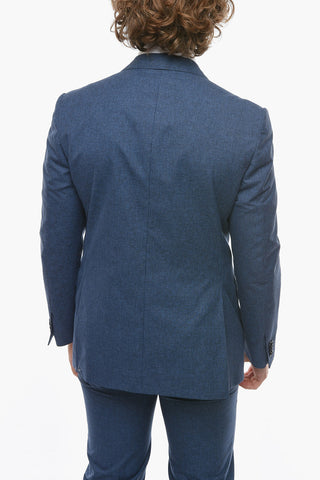 Pincheckered ACADEMY Suit with Peak Lapel