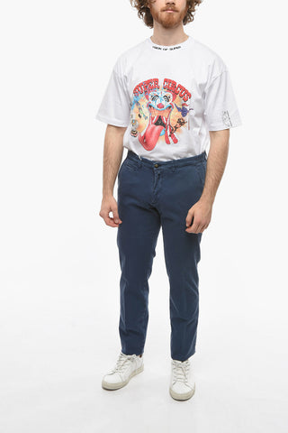 Pantaloni Chino Slim Fit a Righe
