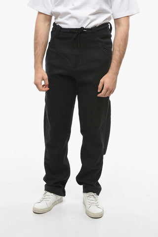 Cotton WESSEX Pants with Padded Side Details 