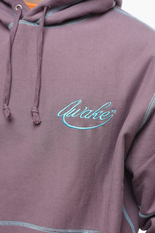 Contrasting Visible Stiching and Logo Hoodie