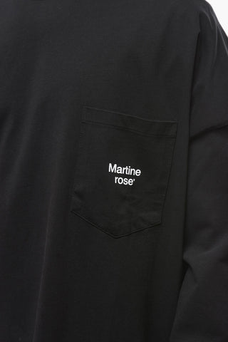 Long Sleeve Oversized T-Shirt with Breast Pocket