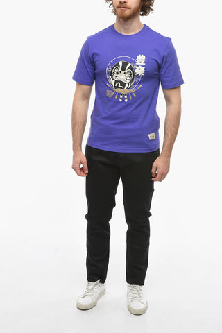 Daruma Printed Crew-neck T-Shirt