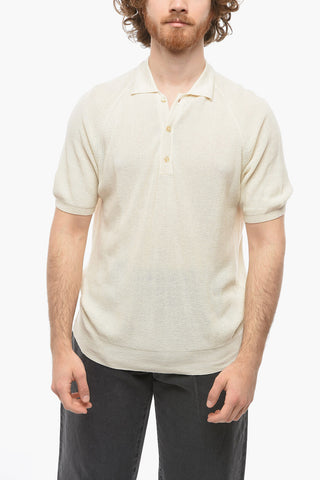 Solid Color 3-Buttons Polo Shirt