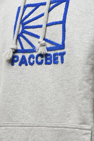 Hoodie with Contrasting Embroidery Logo