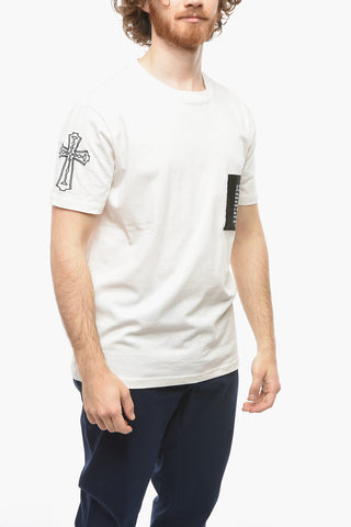 Maxi Logo Printed Crew-neck T-Shirt