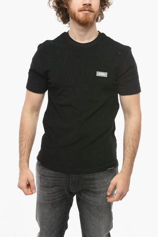Terry Cotton Crew-neck T-Shirt