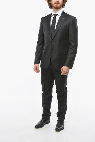 CC COLLECTION 2 Button RIGHT Twill Virgin Wool Suit