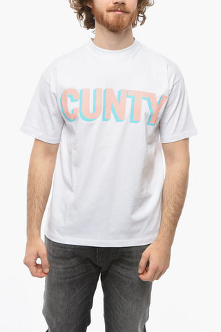 Front Printed Crew-neck T-Shirt