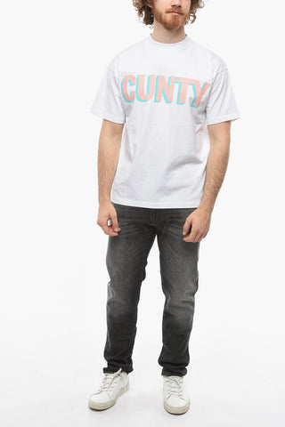 Front Printed Crew-neck T-Shirt