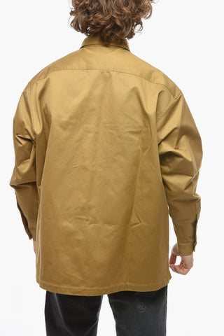 Snap Buttons Cotton Overshirt