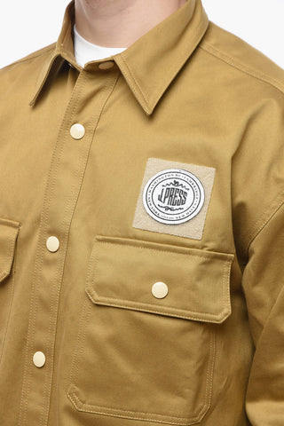 Snap Buttons Cotton Overshirt