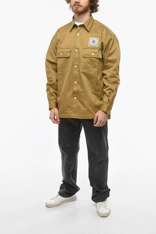 Snap Buttons Cotton Overshirt