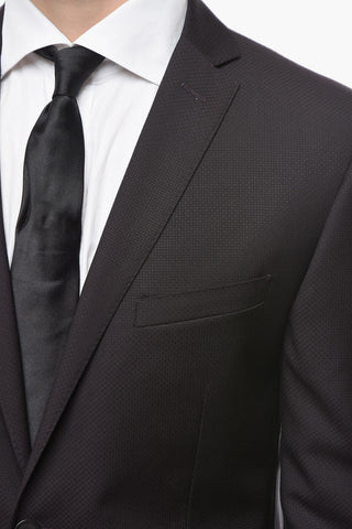 CC COLLECTION Pin Point Wool and Silk RESET Suit